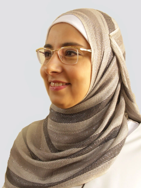 Picture of the the school principal, Ms Maha Younes